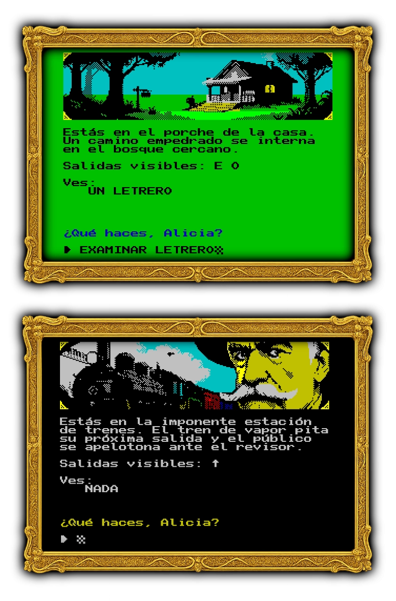 Capturas de pantalla del juego Alicia a Través del Espejo